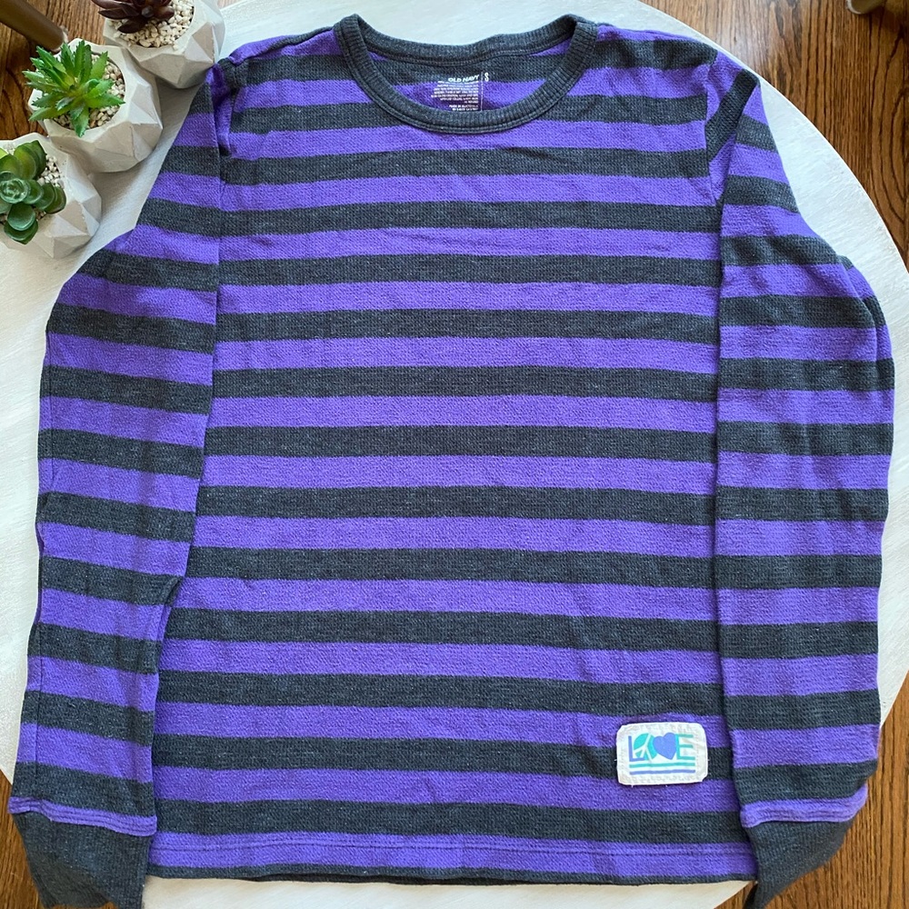 Girl's Ribbed Long-sleeve Top